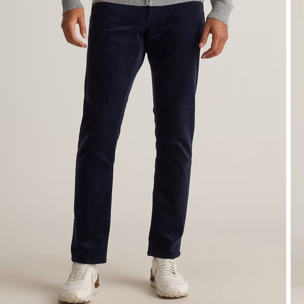 Quince Men's Dark Navy Corduroy Pants